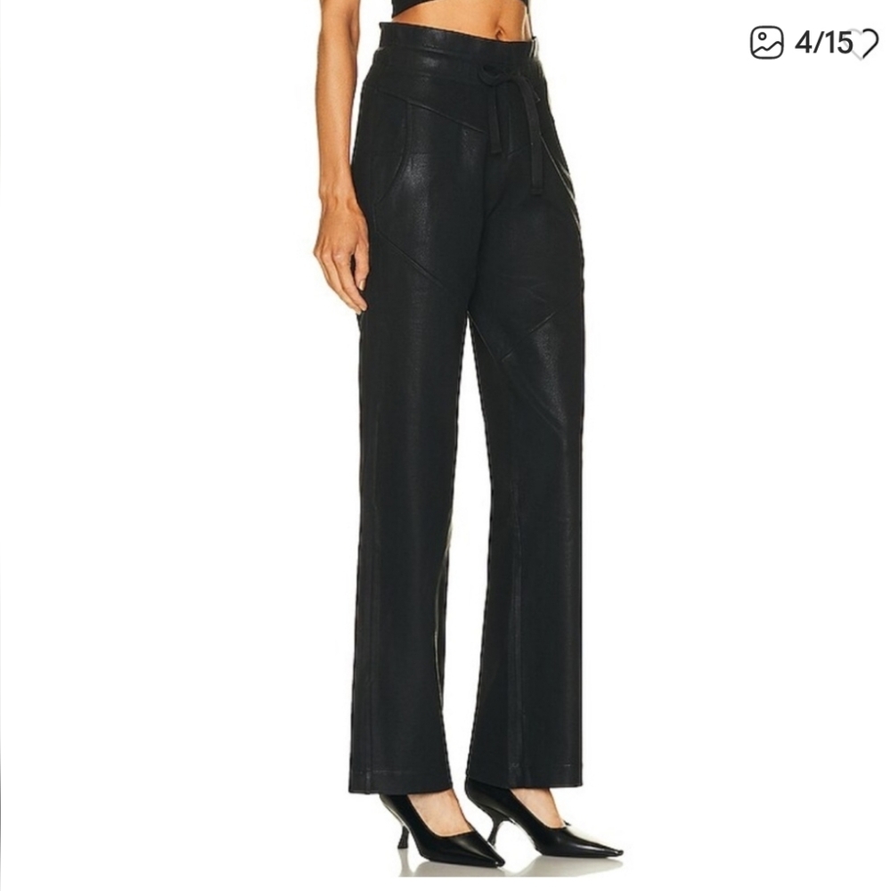 NOAM Women's Black Wide-Leg Pants Size M